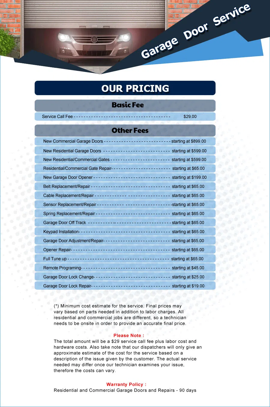 Eagle Garage Door Service Falls Church, VA 571-348-0055